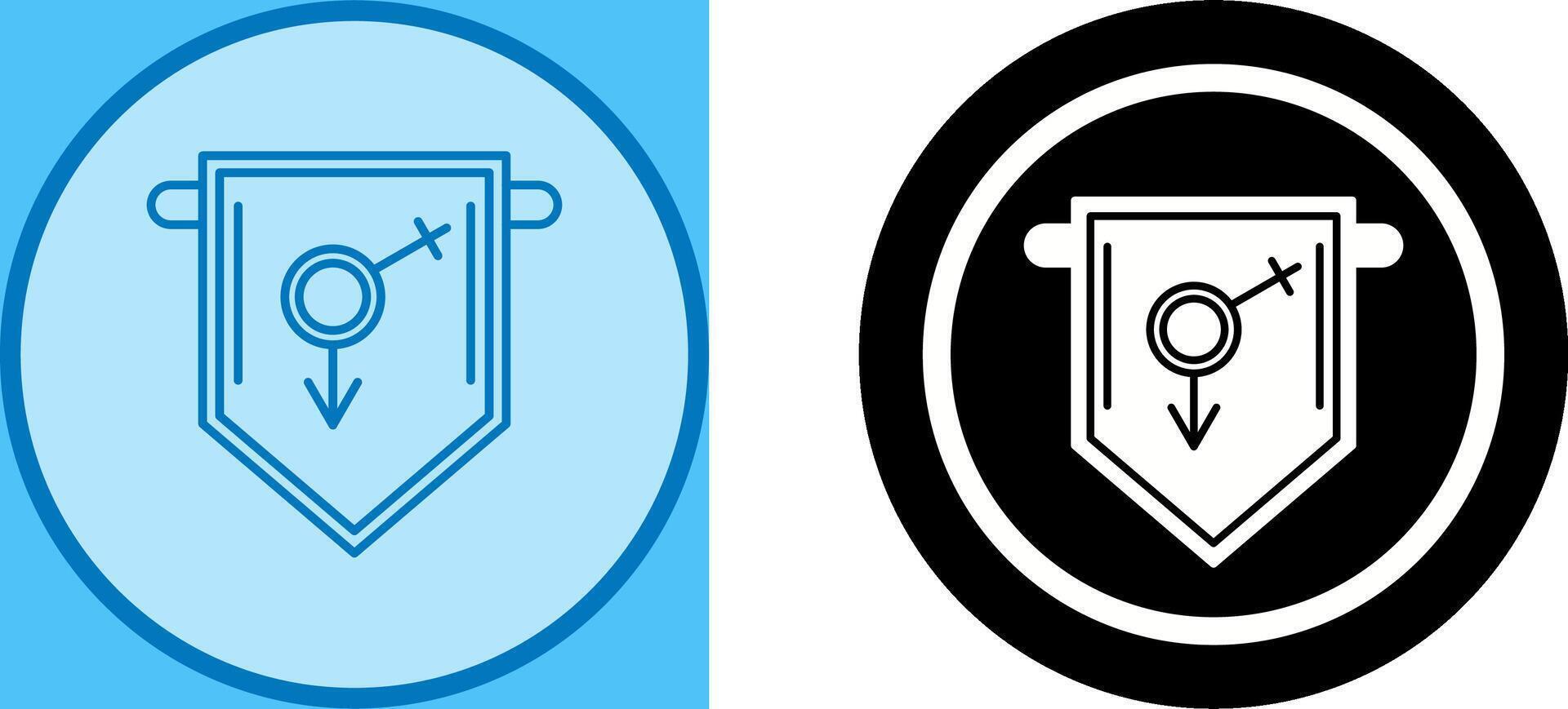 College Fraternity Icon Design vector
