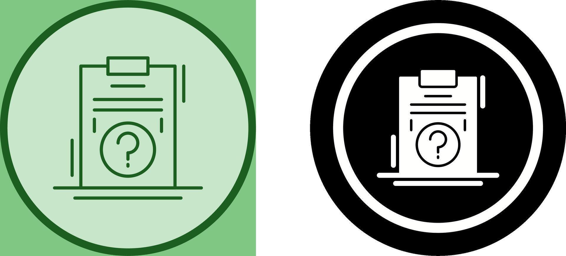 Question Icon Design vector
