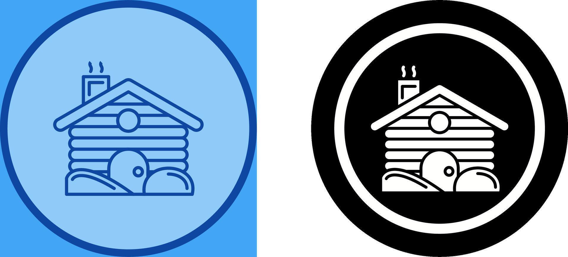 Cabin Icon Design vector