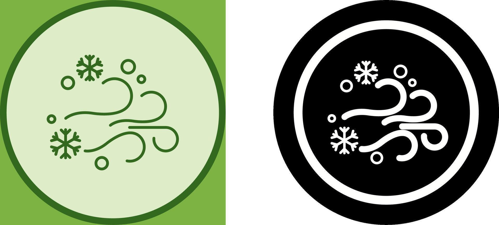 Blizzard Icon Design vector