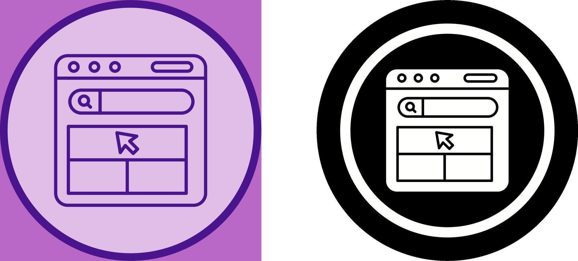 Website Icon Design vector