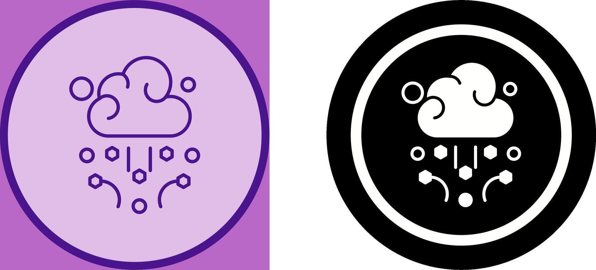Hail Icon Design vector