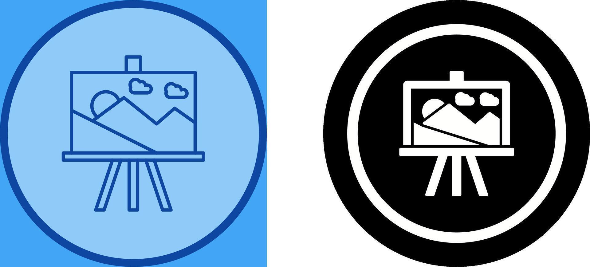 Canvas Icon Design vector