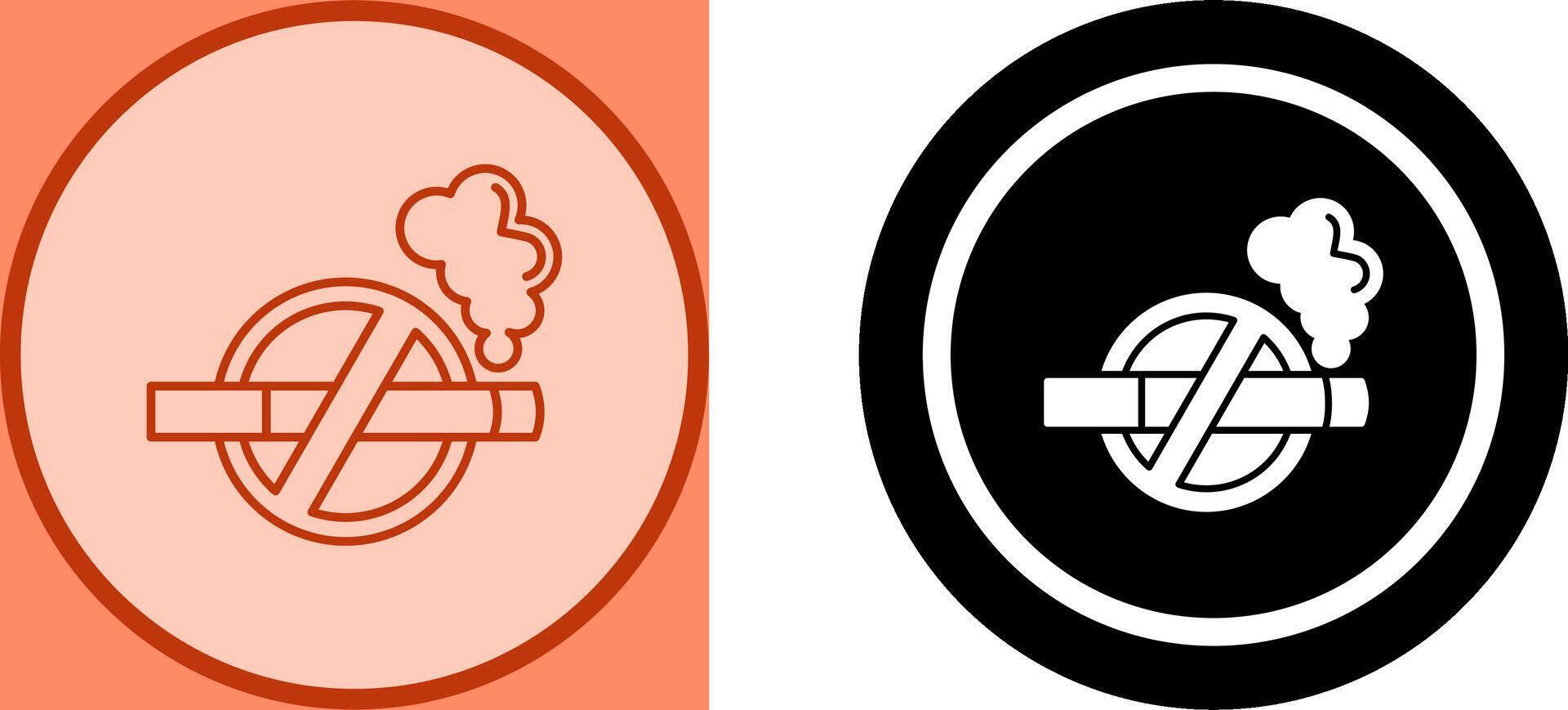 No Tobacco Icon Design vector