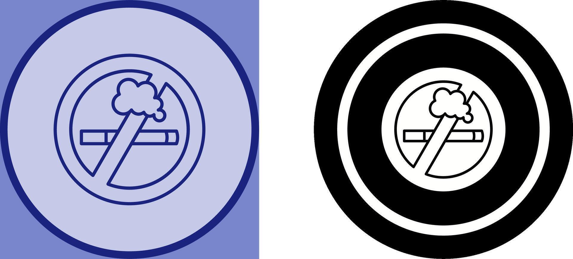 No Smoking Icon Design vector