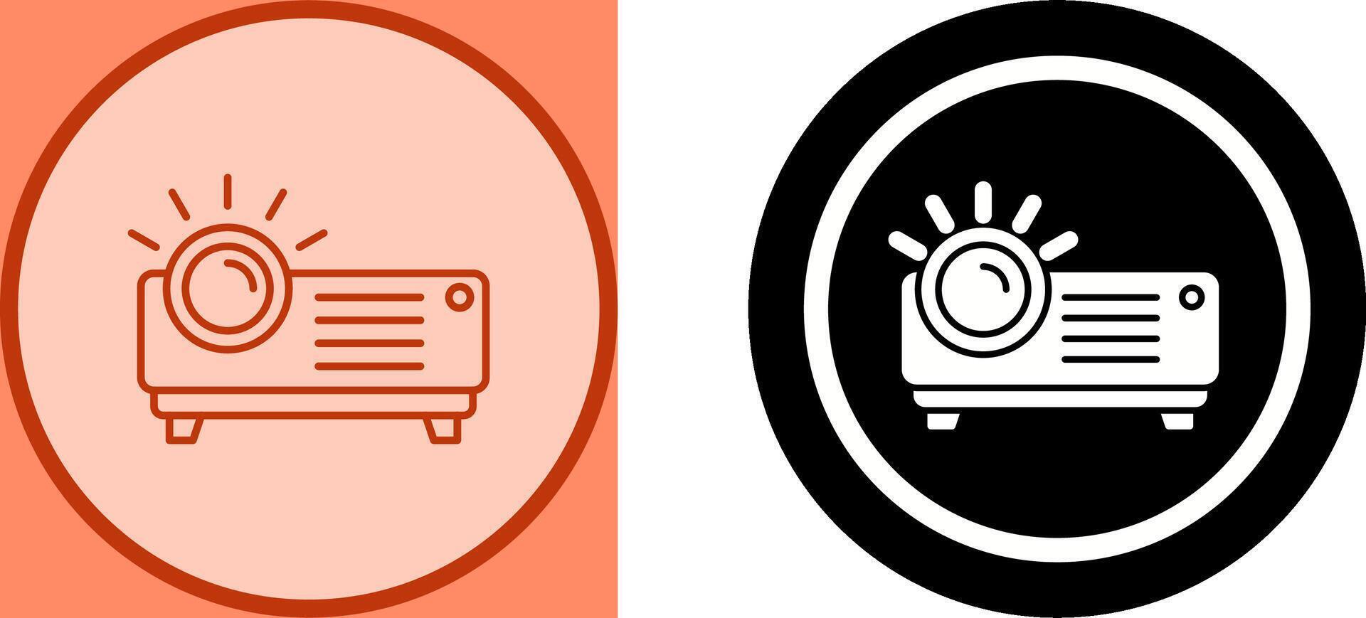 Projector Icon Design vector