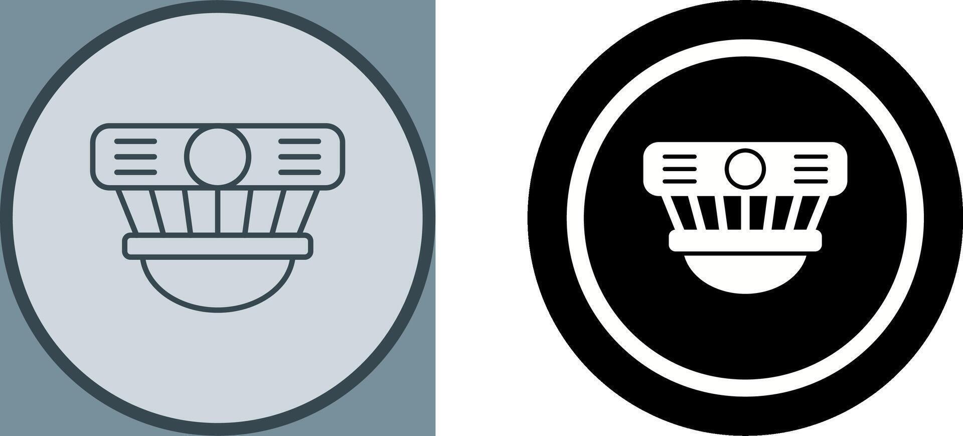Smoke Detector Icon Design vector