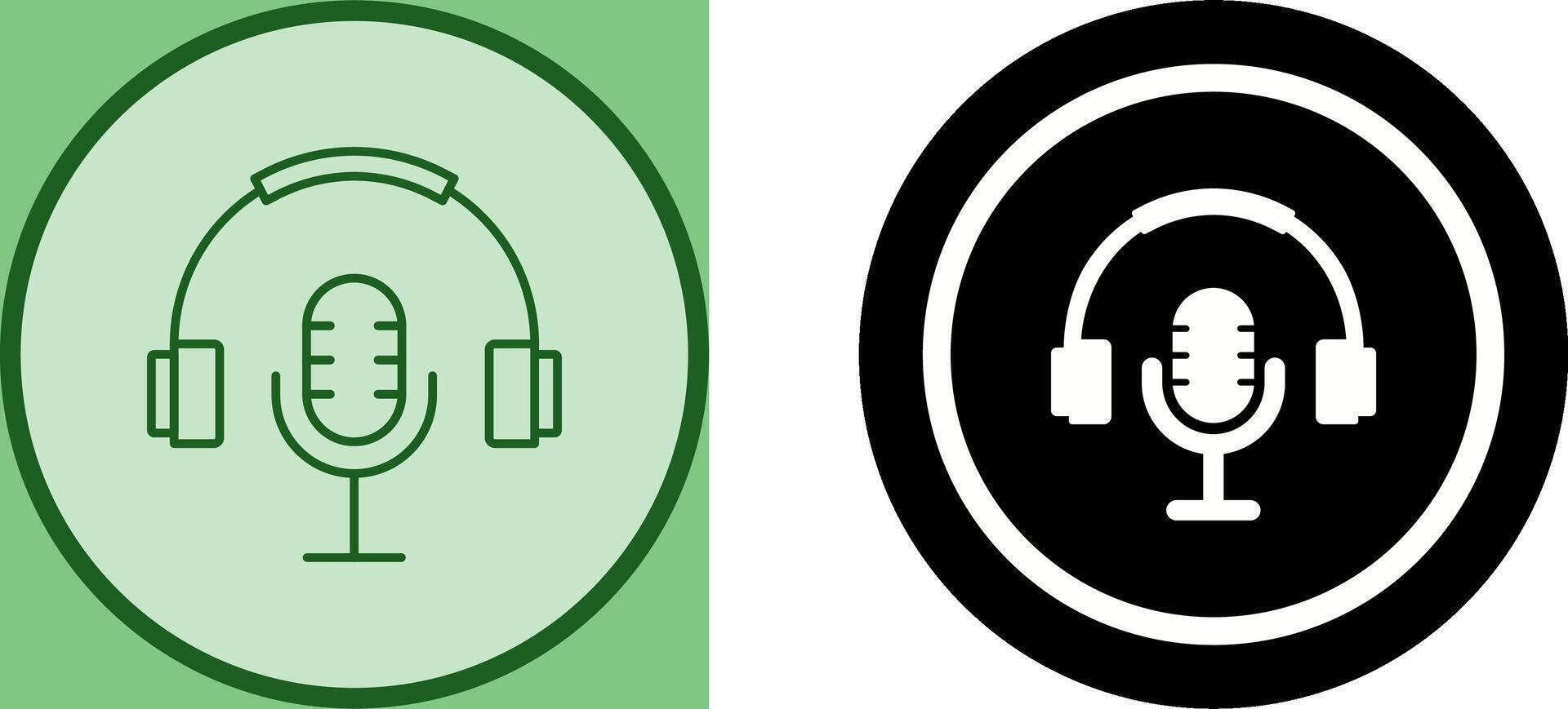 Podcast Icon Design vector