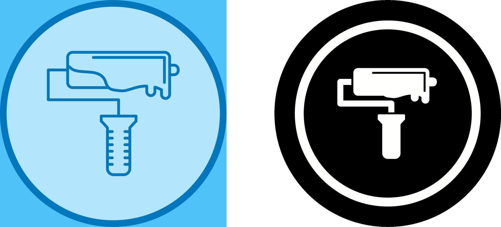 Roller Icon Design vector
