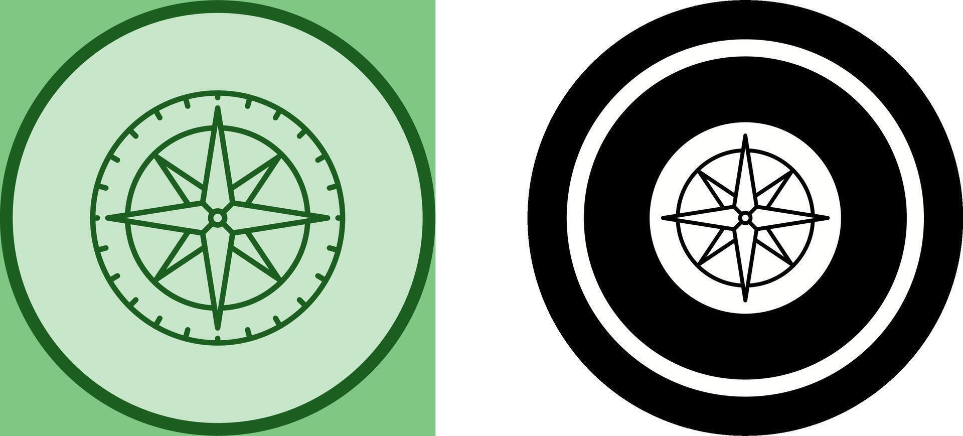 Compass Icon Design vector