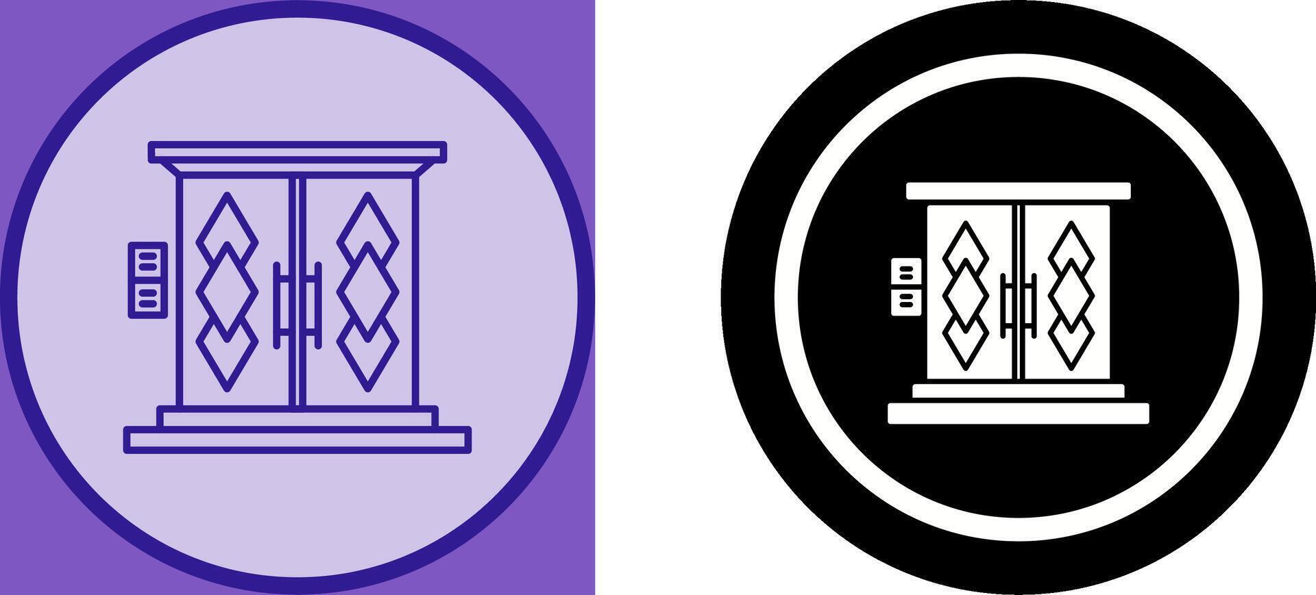 Door Icon Design vector