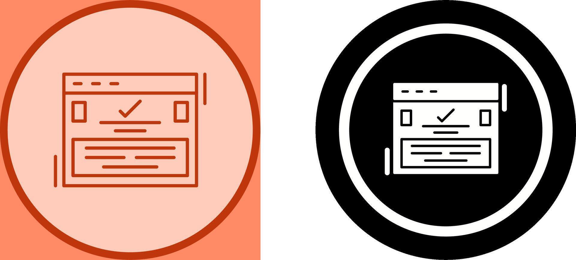 Complete Icon Design vector