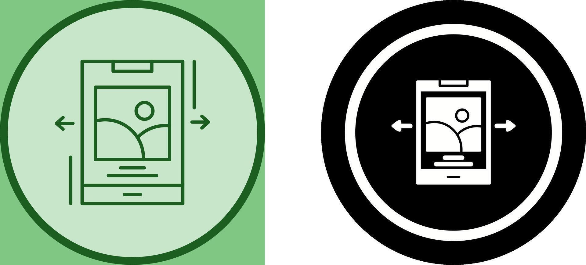 Swipe Icon Design vector