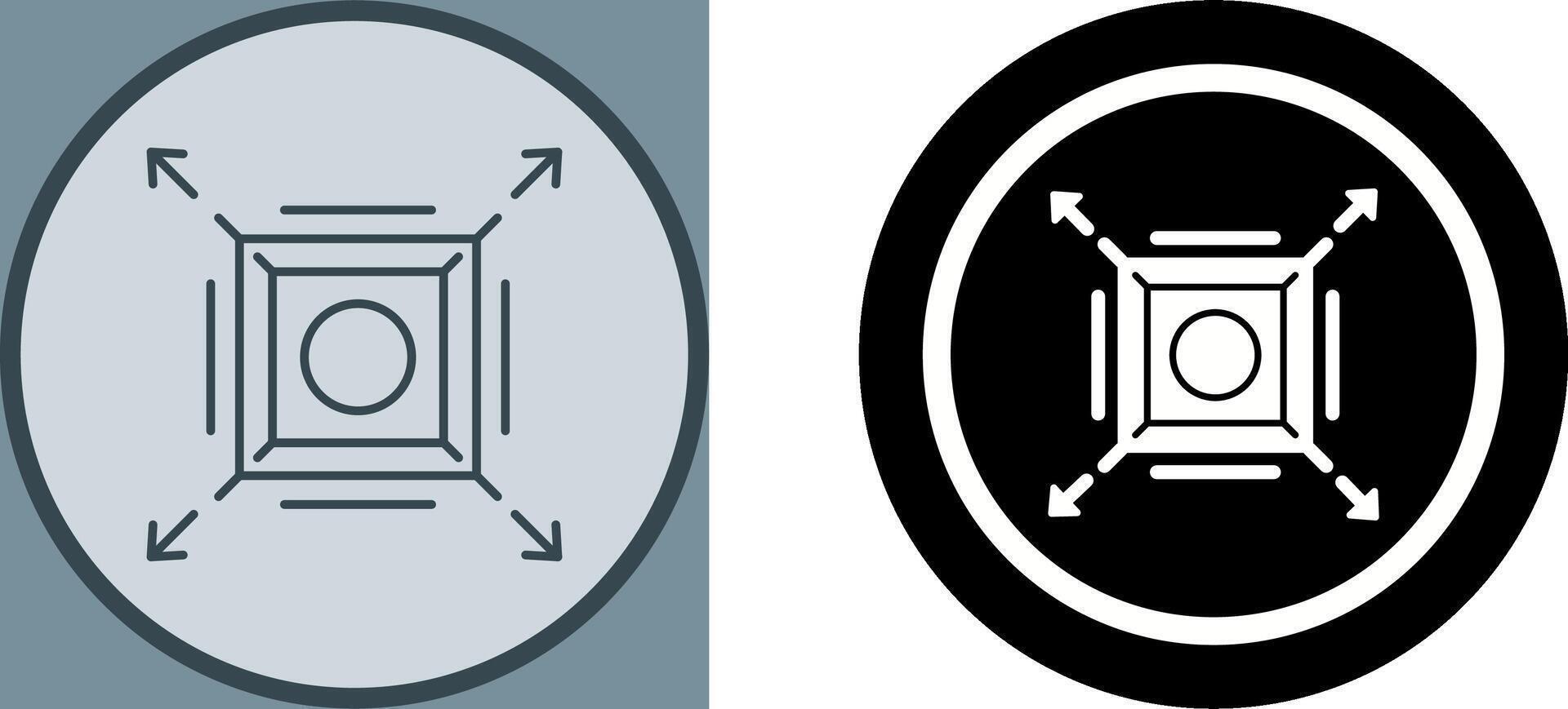 Maximize Icon Design vector
