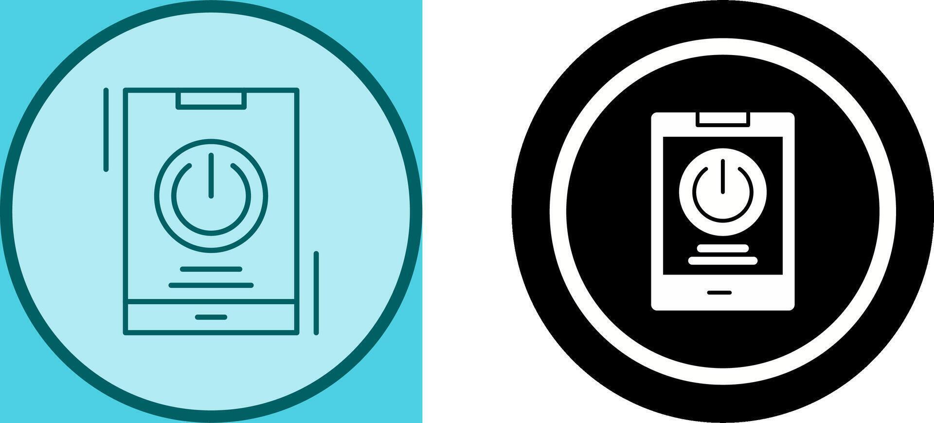Power Icon Design vector