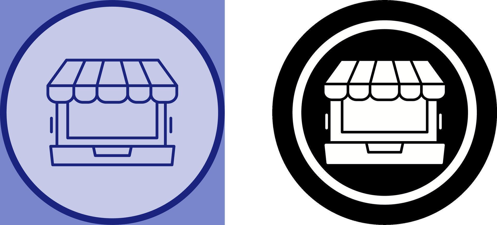 Online Shopping Icon Design vector