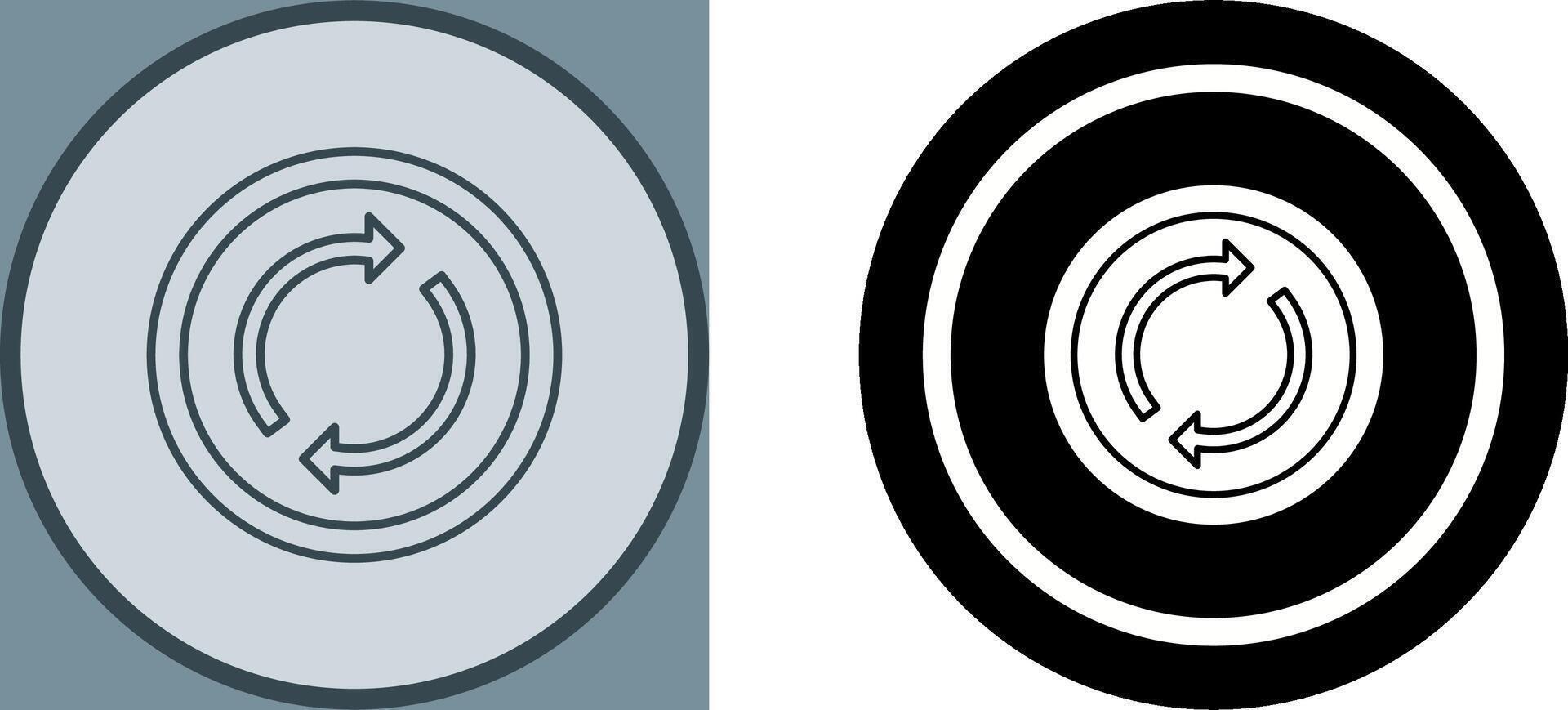 Loop Icon Design vector