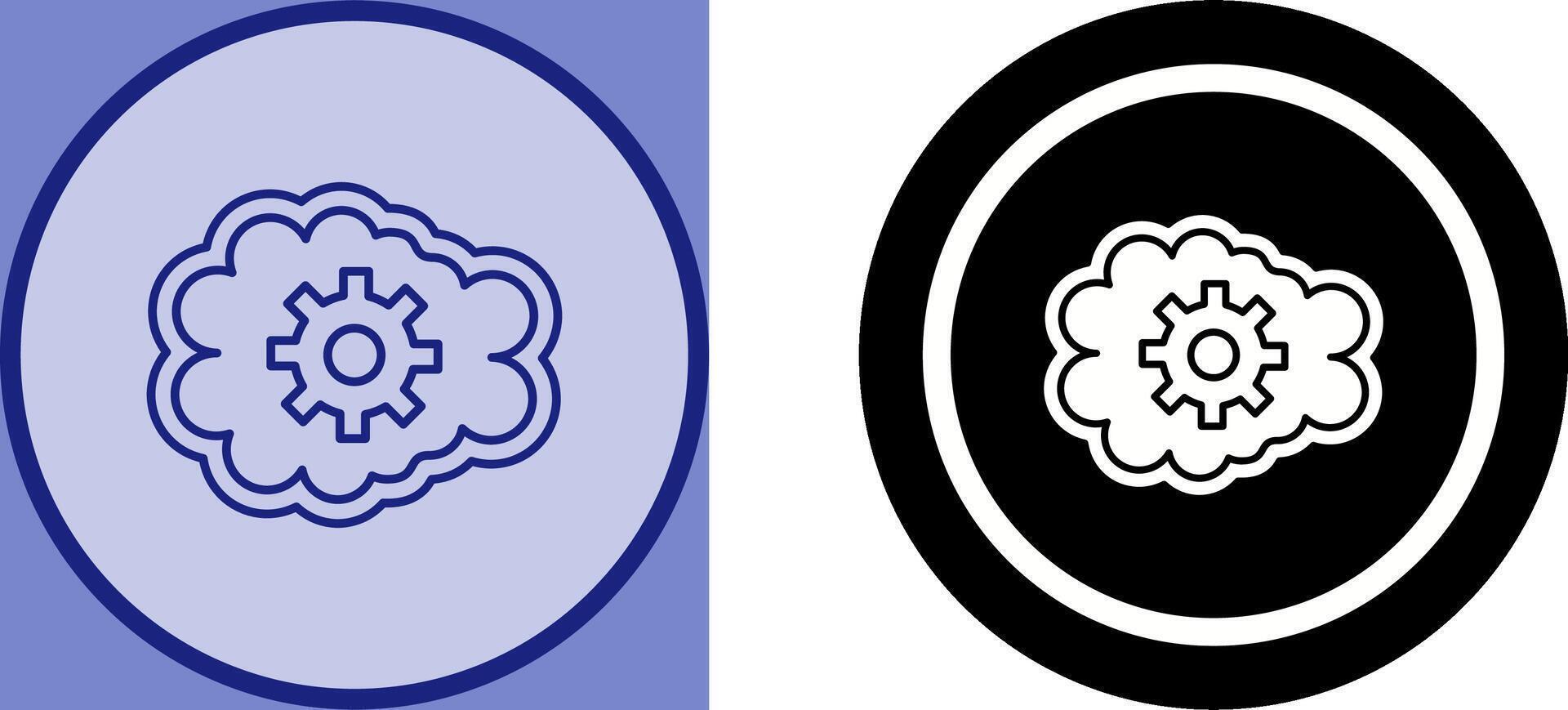 Mental Control Icon Design vector