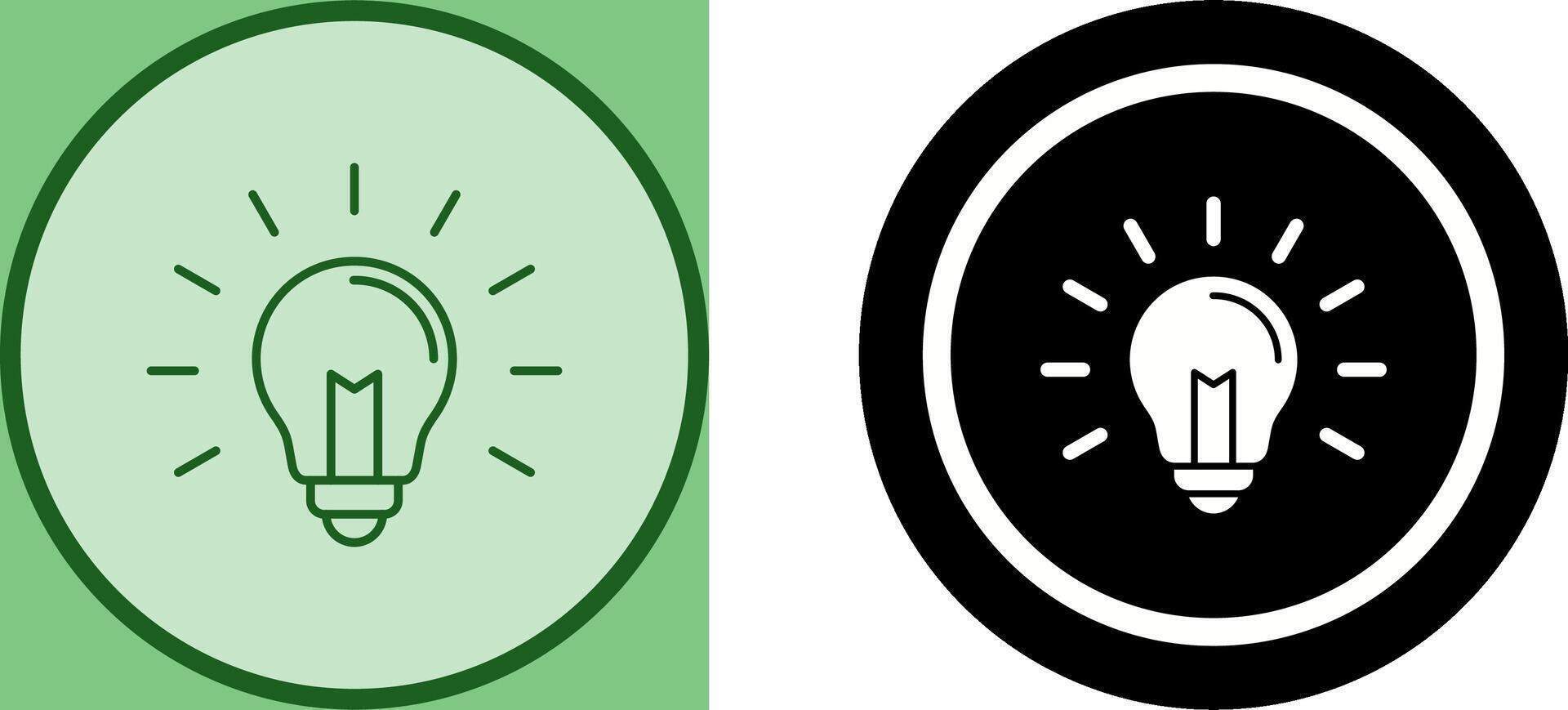 Light Bulb Icon Design vector