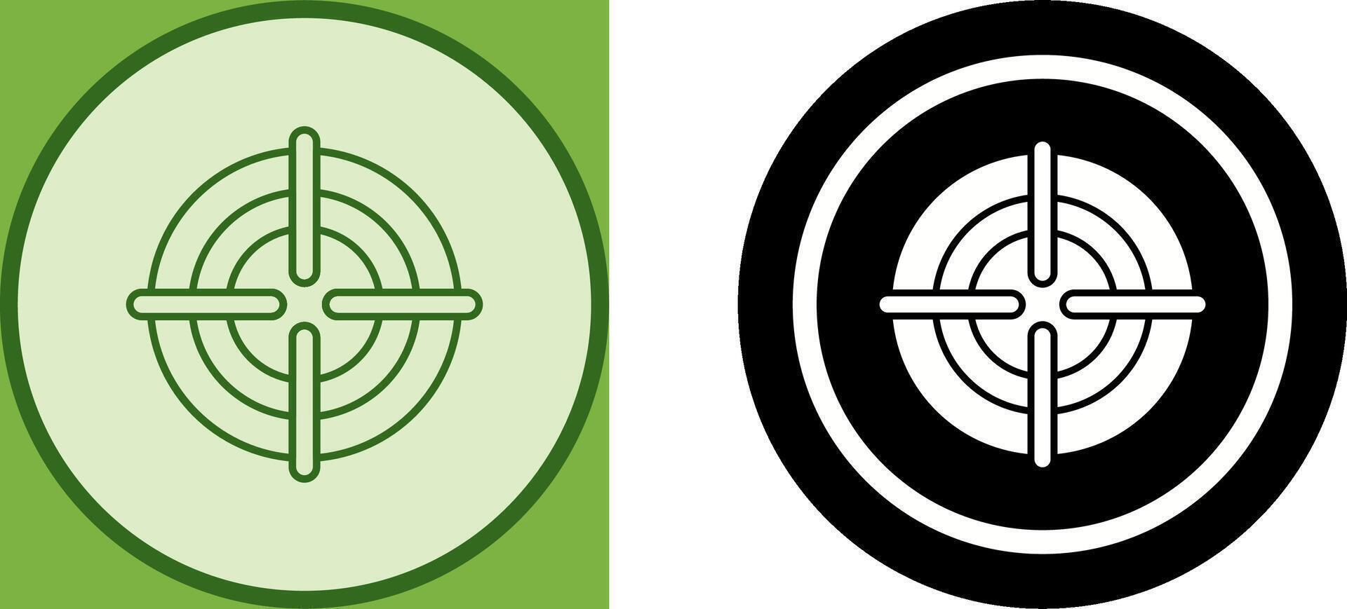 Target Icon Design vector