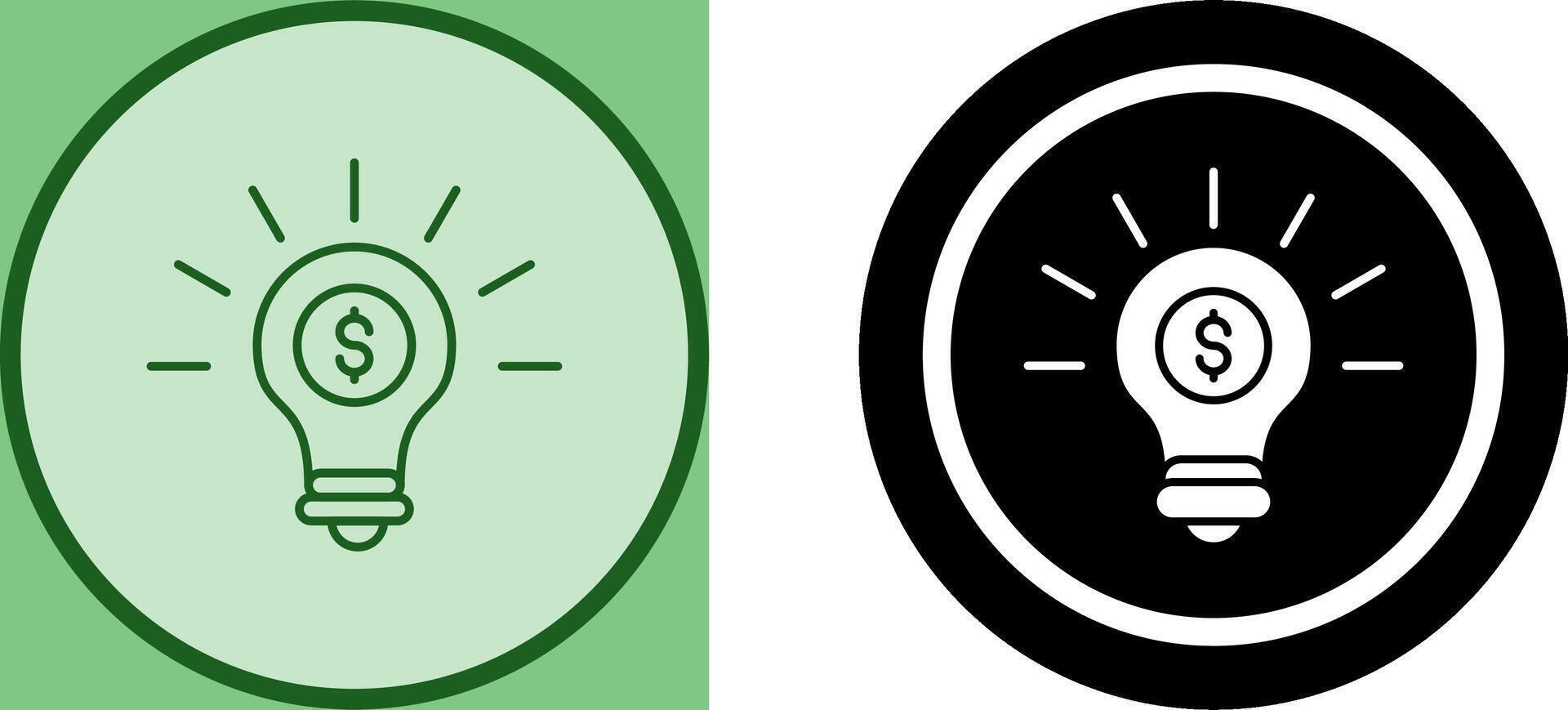 Light Bulb Icon Design vector
