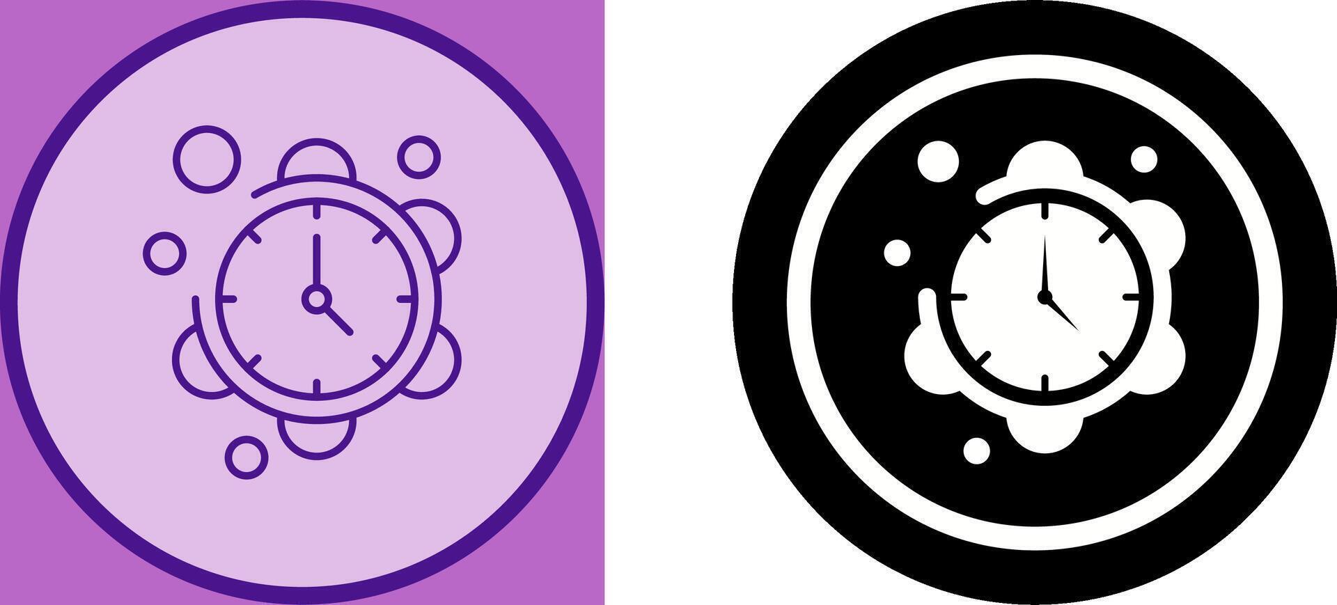 Clock Icon Design vector