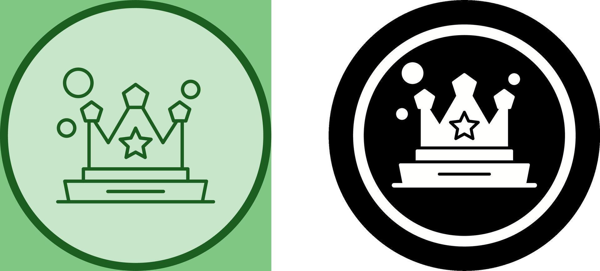 Crown Icon Design vector