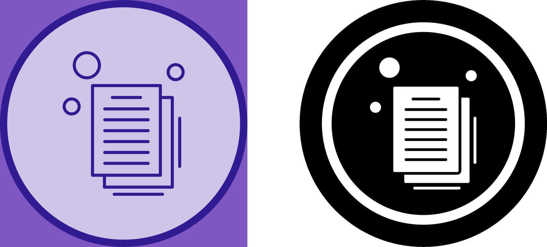 Document Icon Design vector