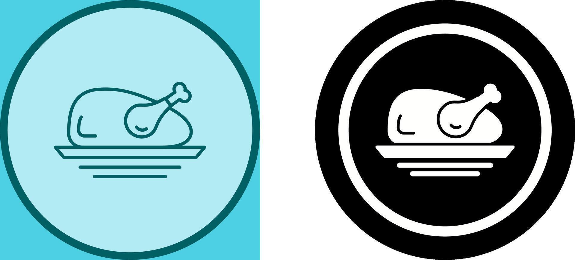 Chicken Icon Design vector