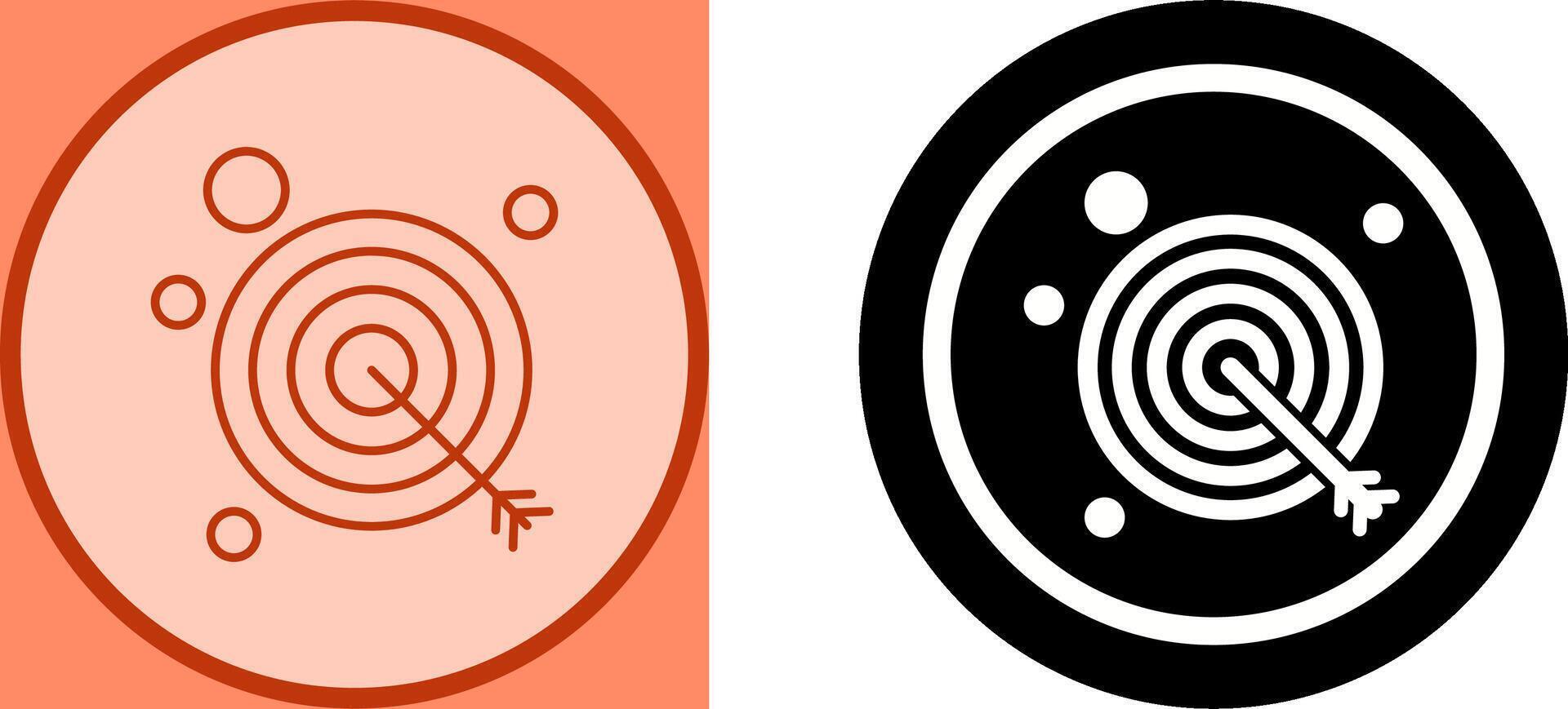 Target Icon Design vector