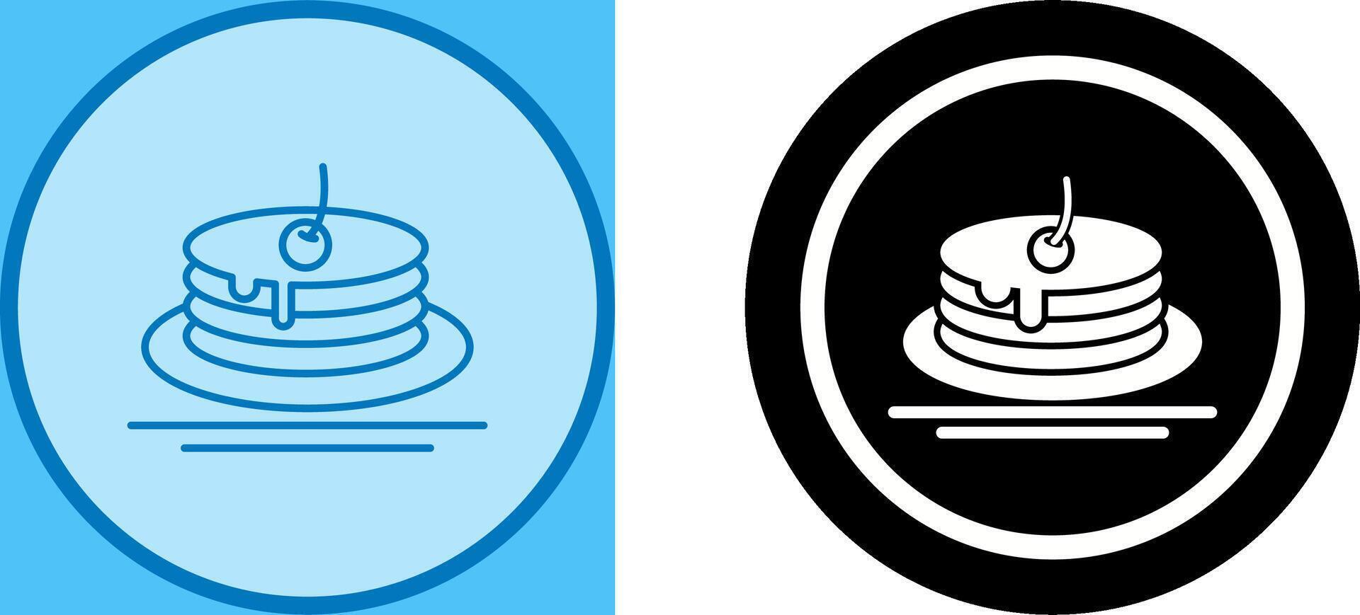 Pancake Icon Design vector