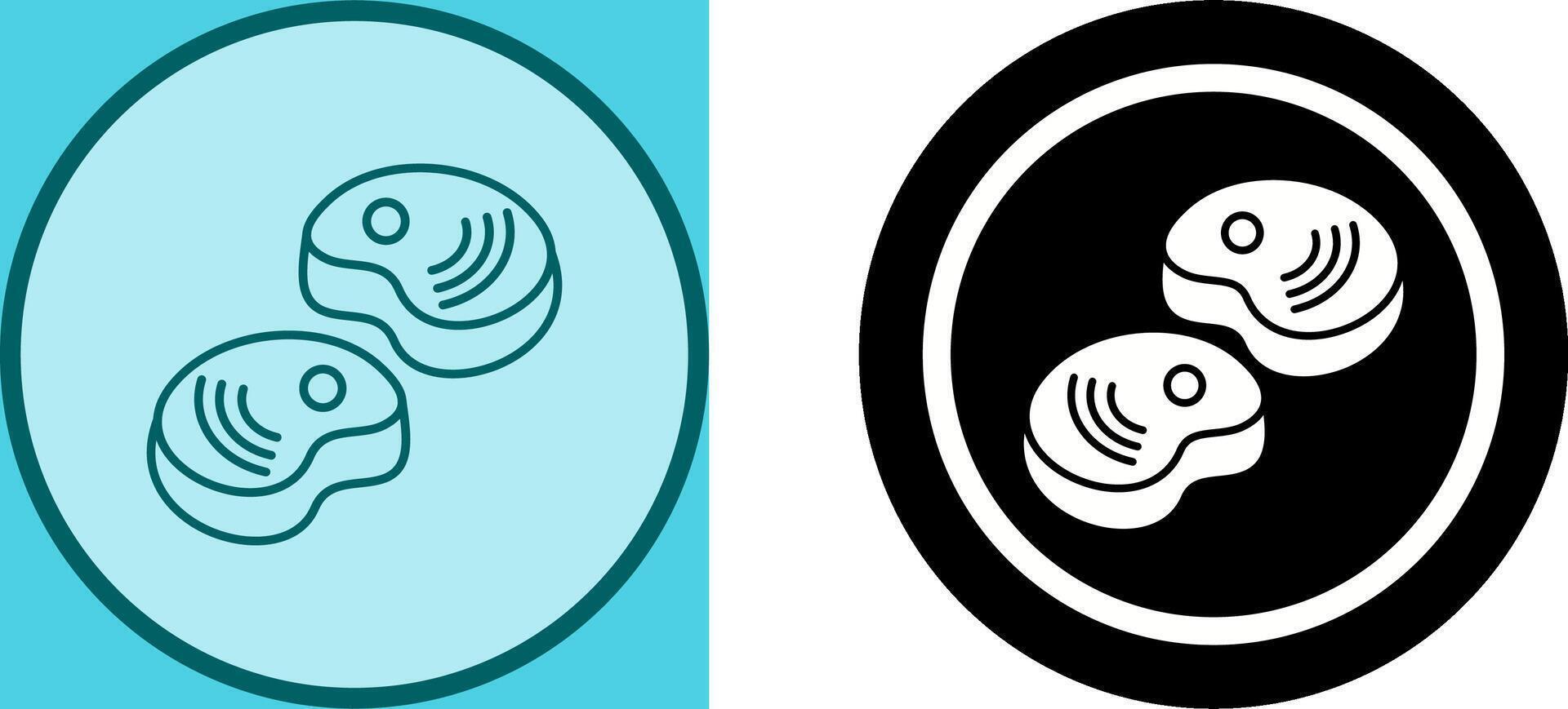Steak Icon Design vector