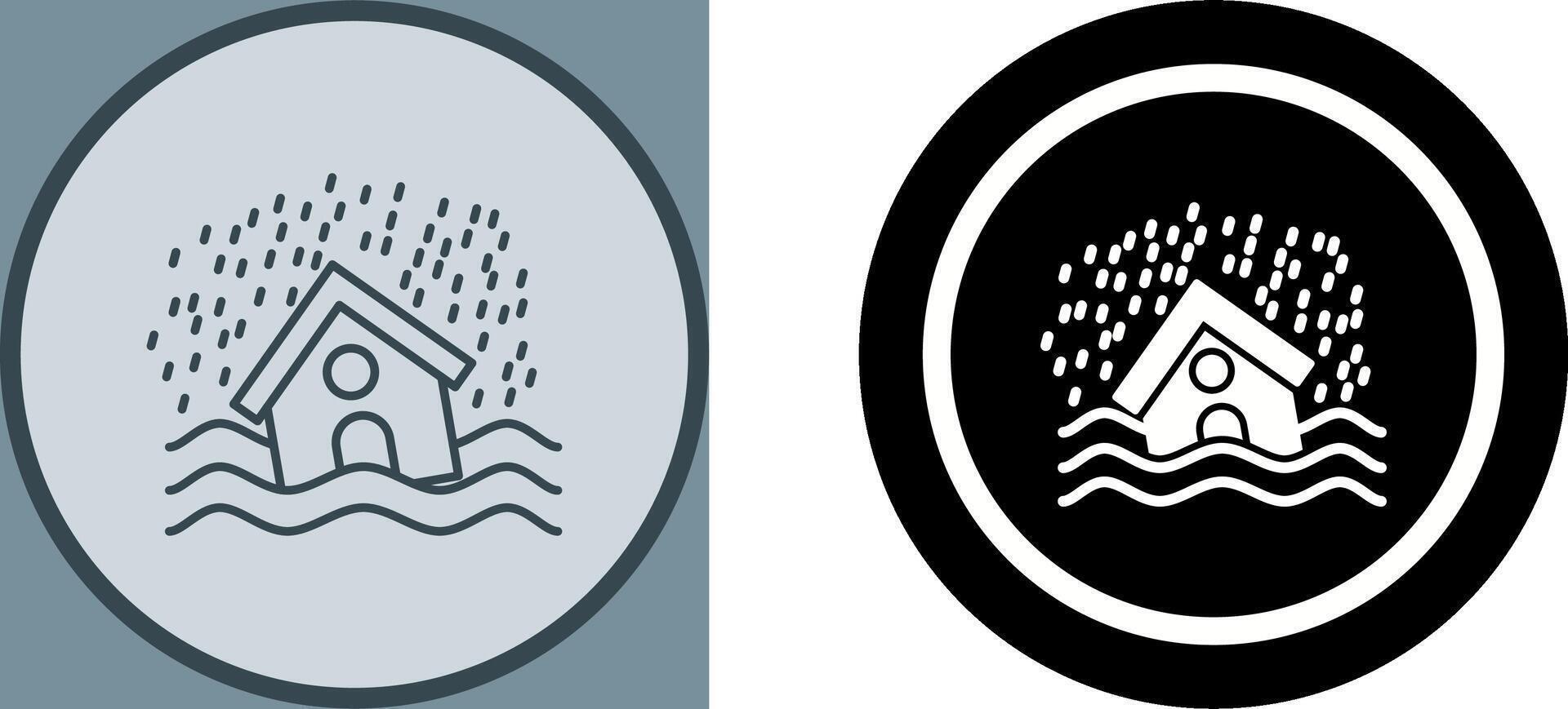 Disaster Icon Design vector