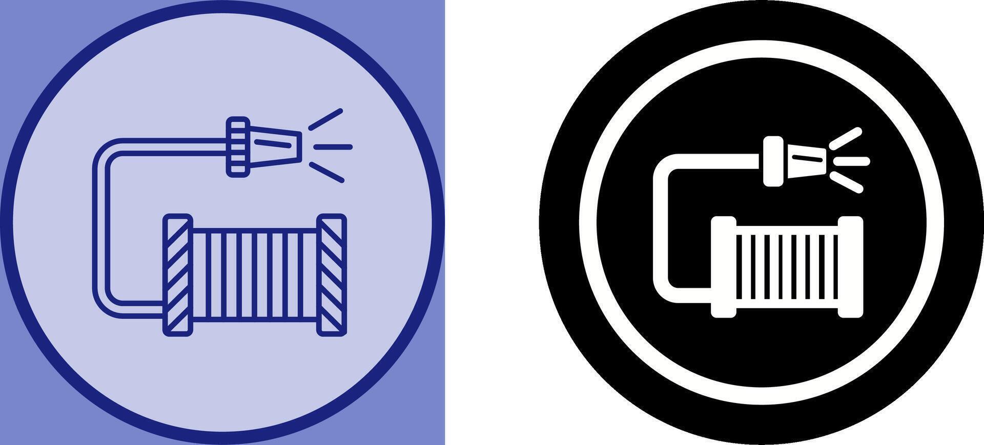 Water Hose Icon Design vector