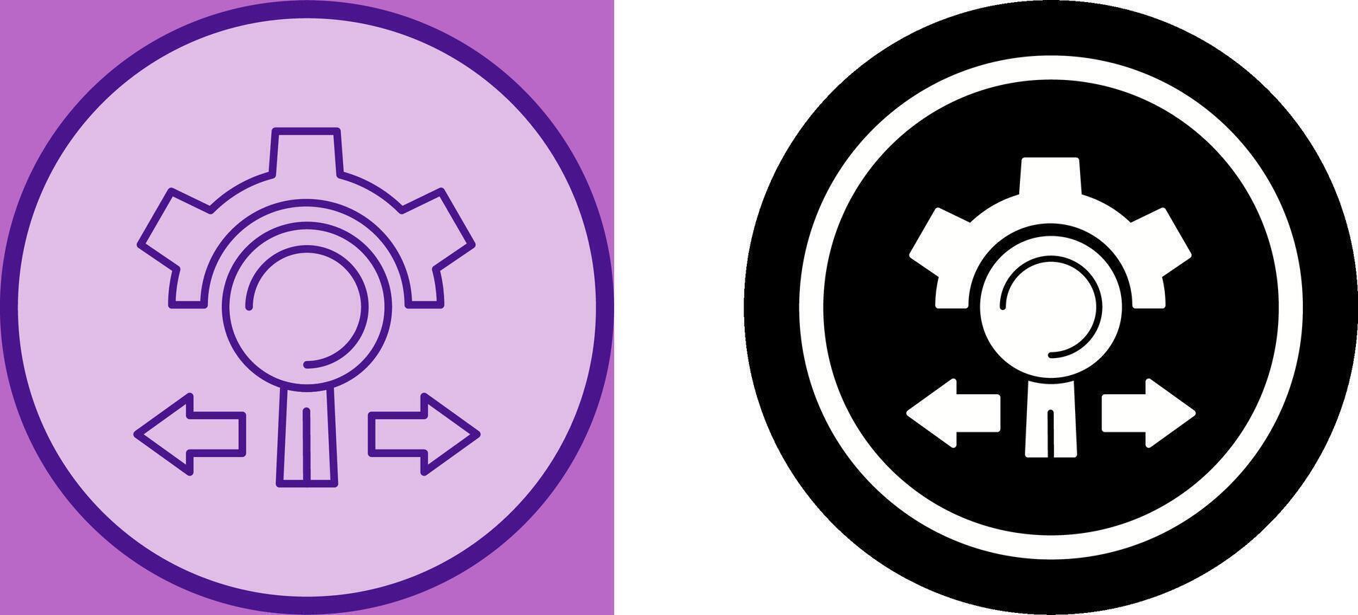Research and Development Icon Design vector