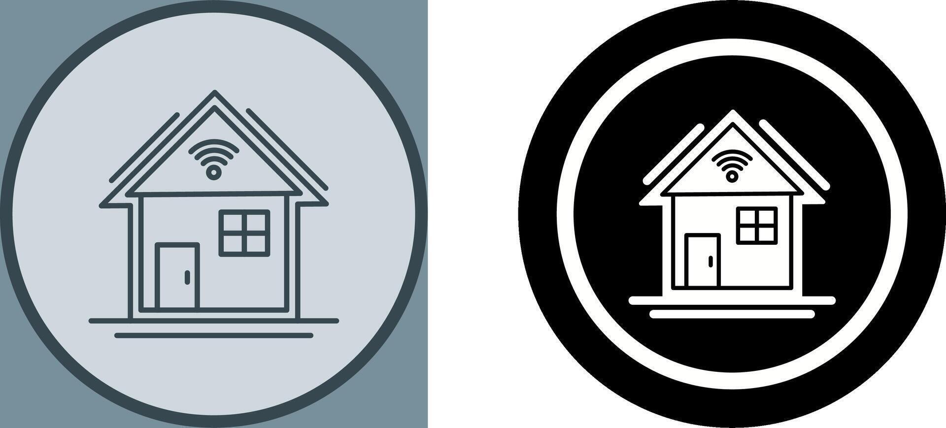 Smart Home Icon Design vector