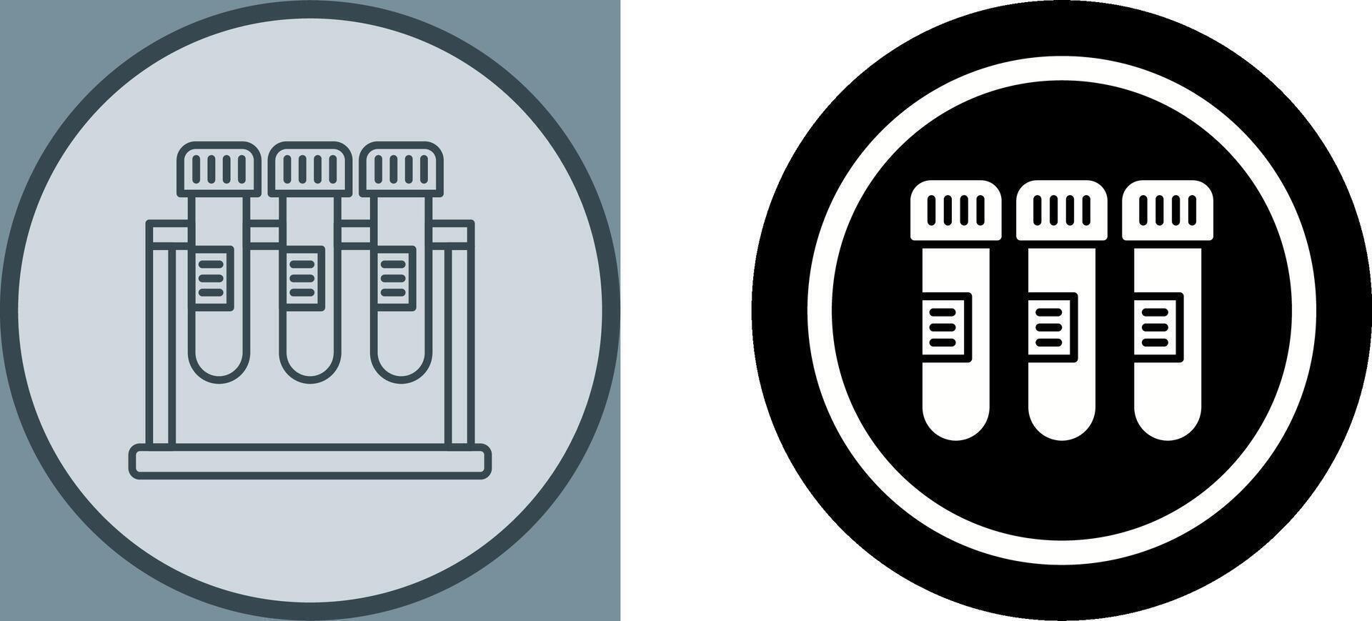 Test Tube Icon Design vector