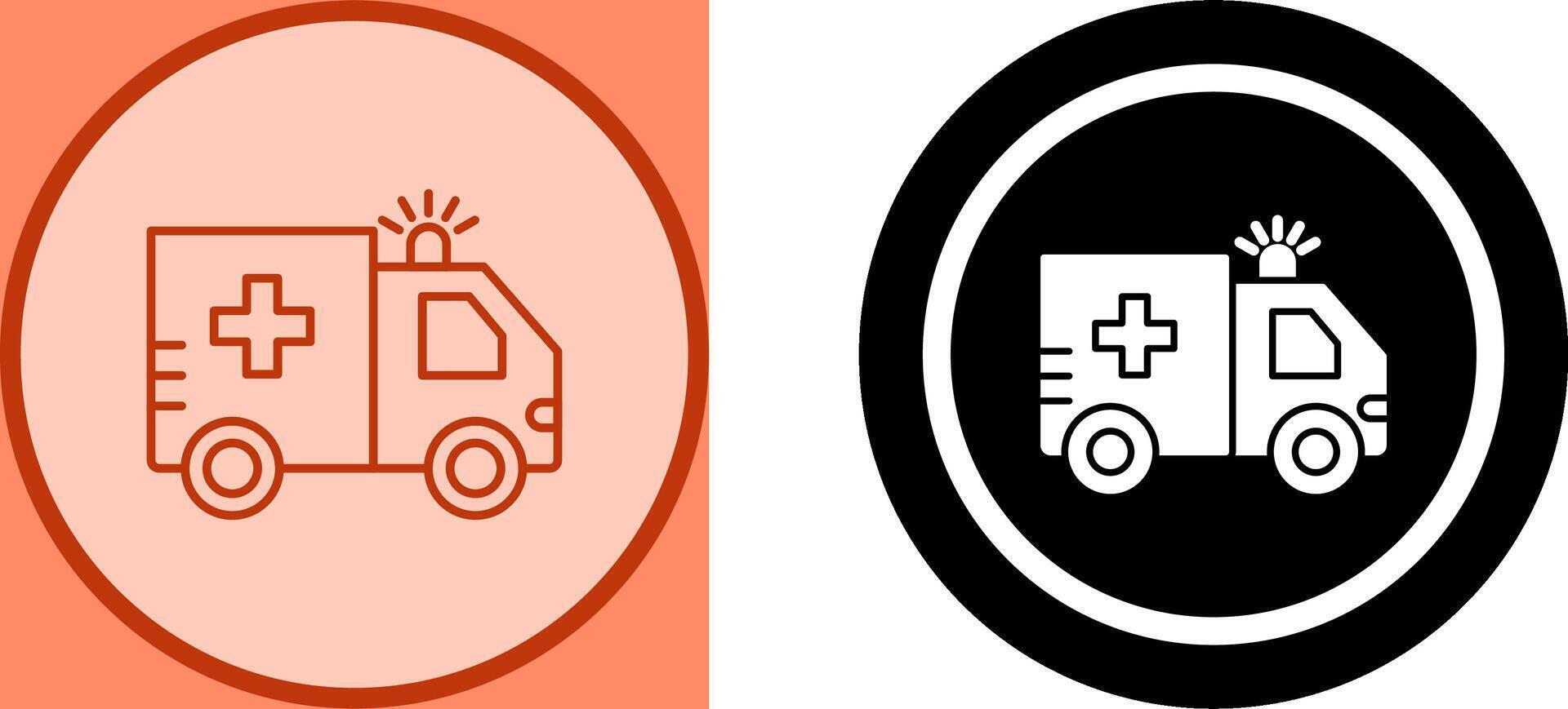 Ambulance Icon Design vector
