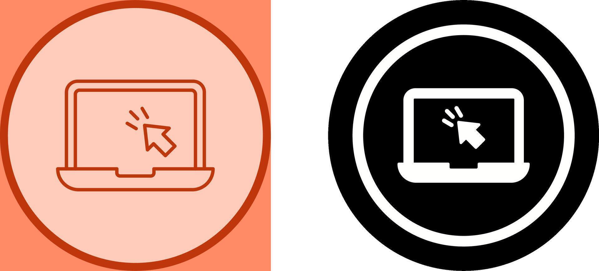 Laptop Icon Design vector