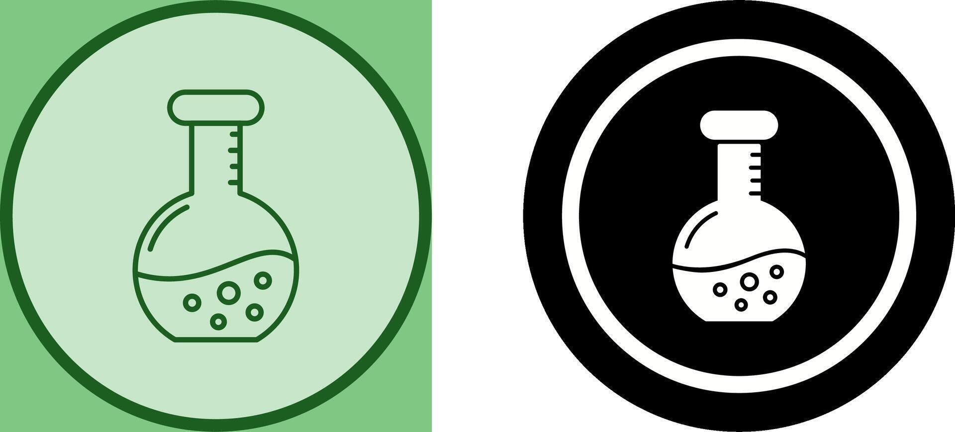 Flask Icon Design vector