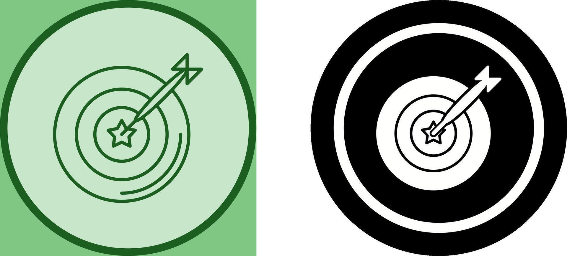 Dart Icon Design vector