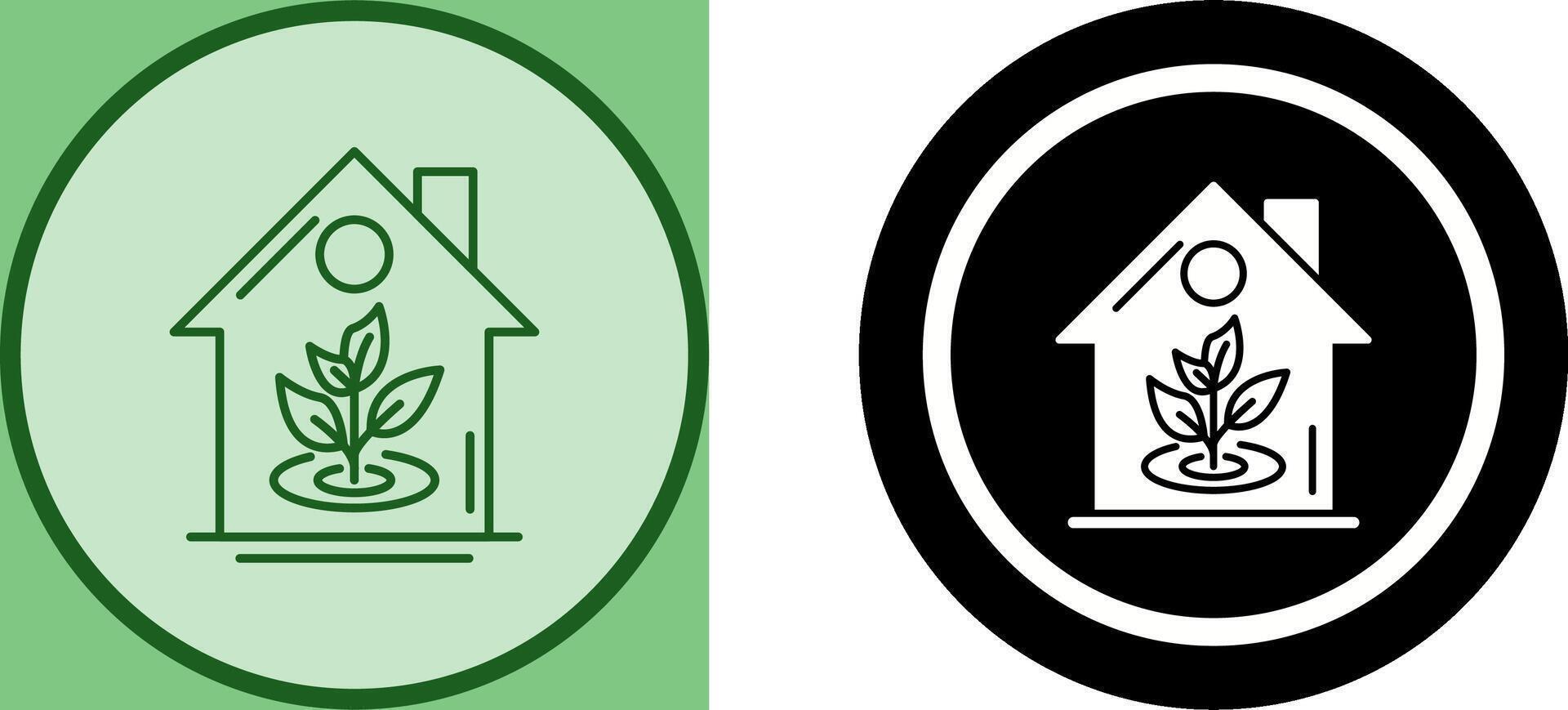 Plant Icon Design vector