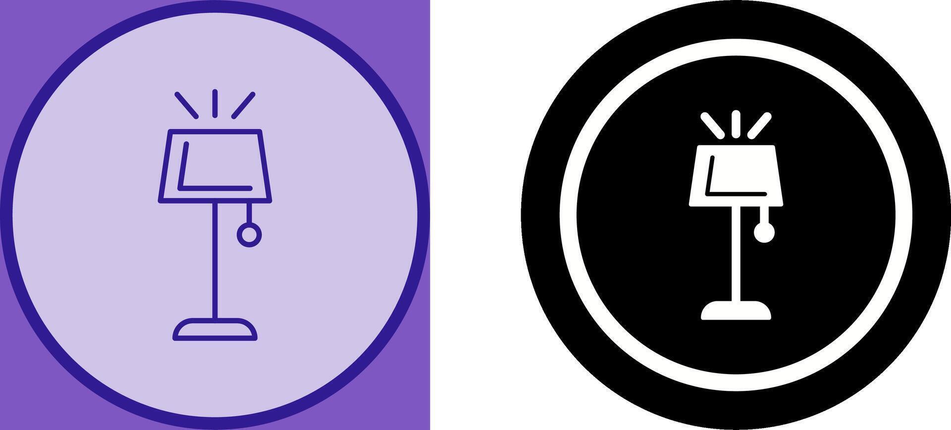 Lamp Icon Design vector