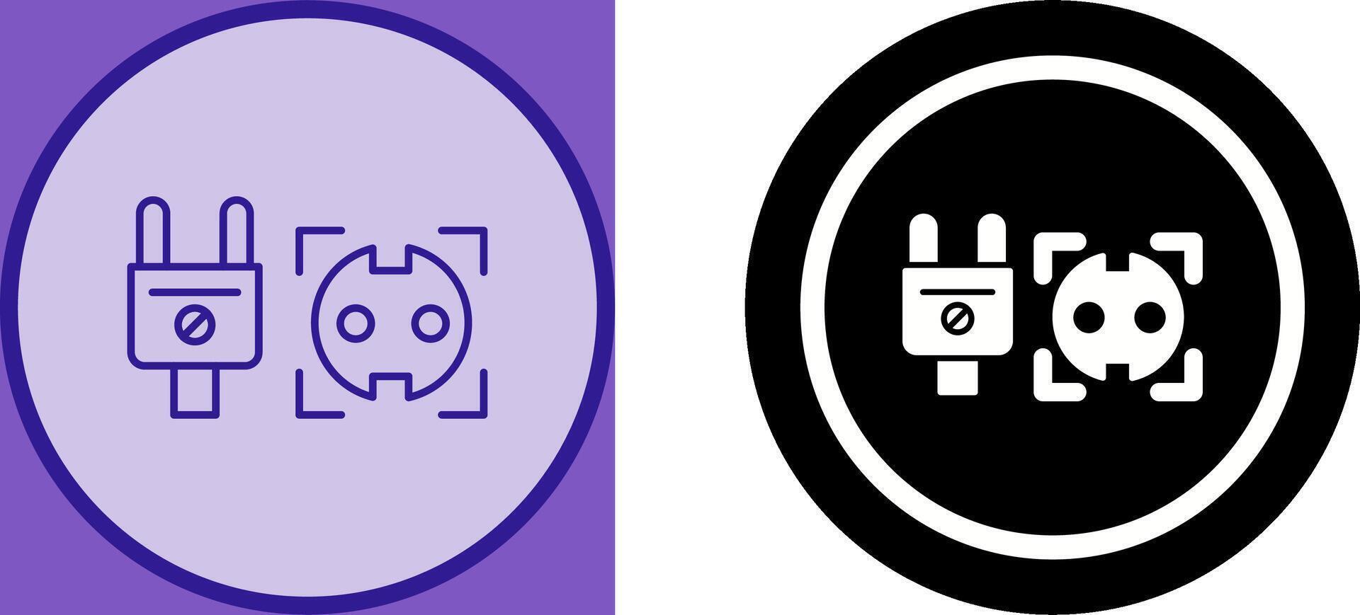 Socket Icon Design vector