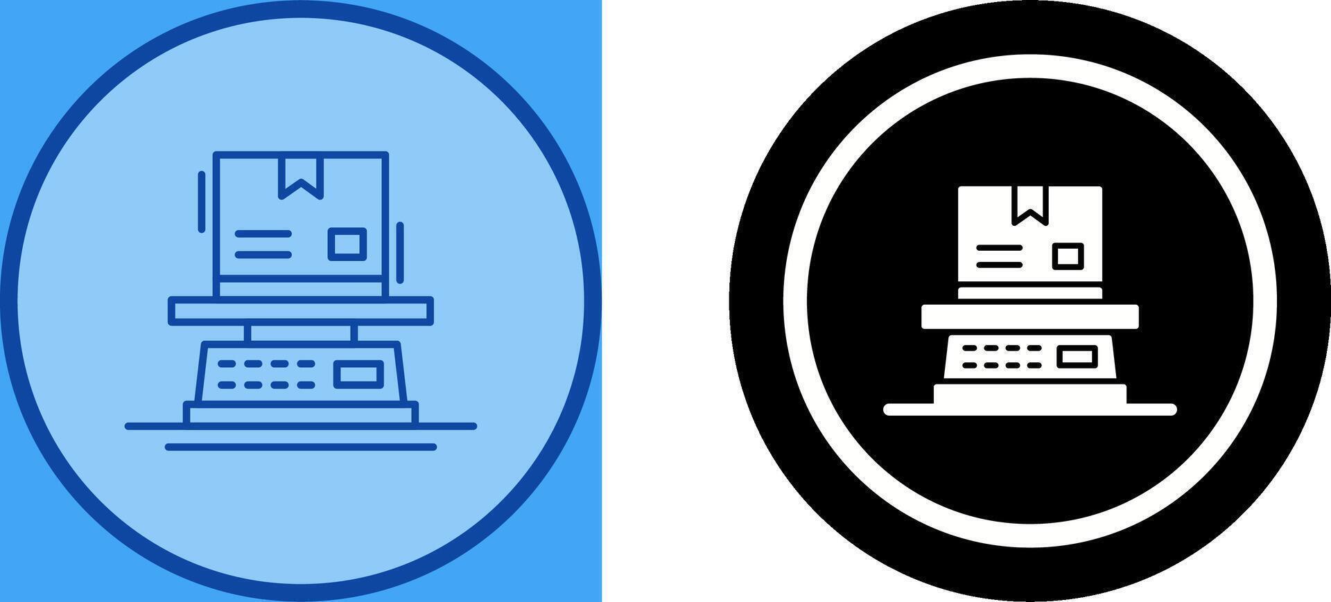 Weight Icon Design vector