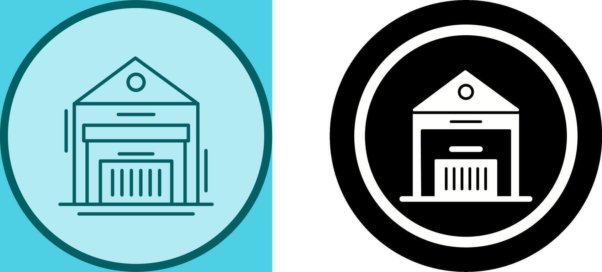 Warehouse Icon Design vector