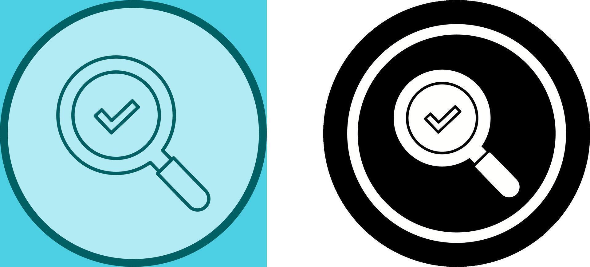 Magnifying Glass Icon Design vector