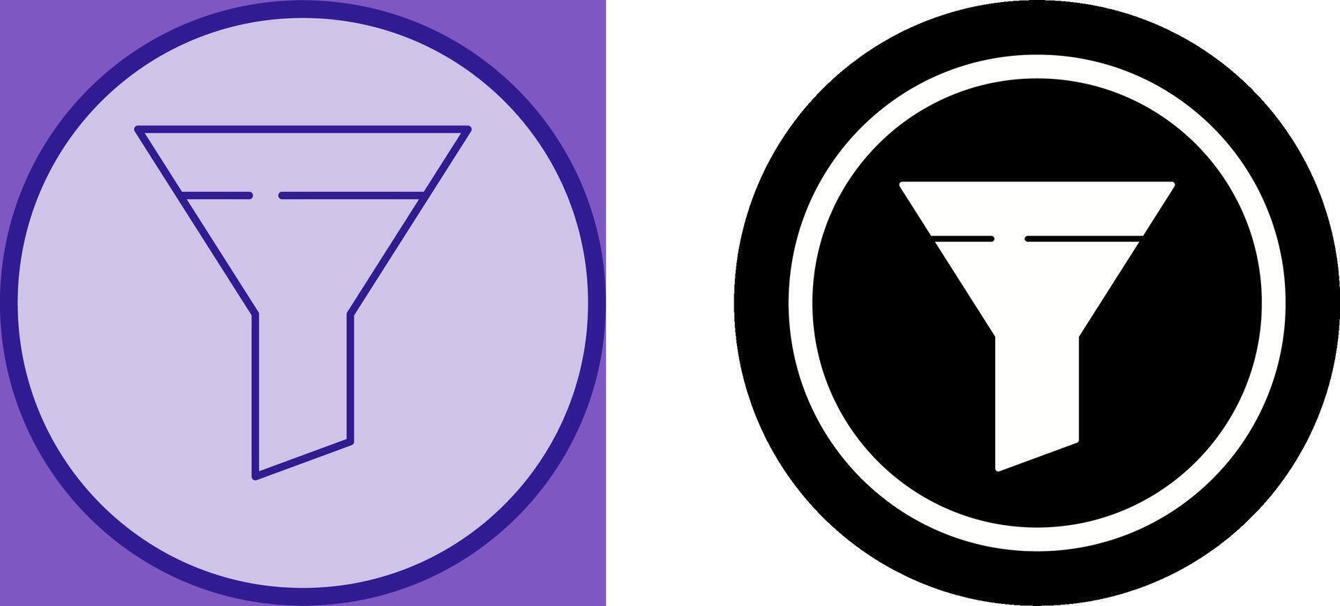 Filter Icon Design vector
