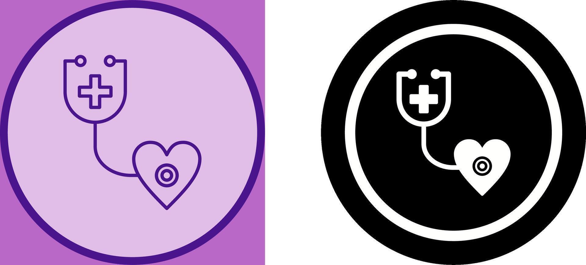 Phonendoscope Icon Design vector