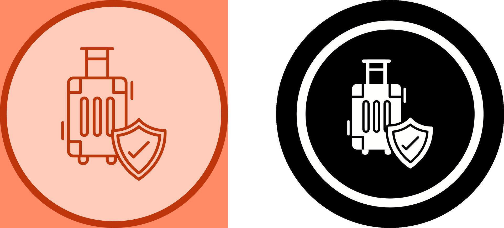 Travel Protection Icon Design vector